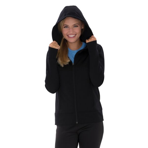ATC&TRADE; GAME DAY&TRADE; FLEECE FULL ZIP HOODED LADIES' SWEATSHIRT L2004 Thumbnail
