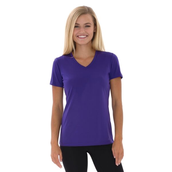 ATC&TRADE; PRO TEAM SHORT SLEEVE V-NECK LADIES' TEE L3520 Thumbnail