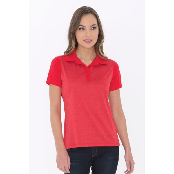 ATC&TRADE; PRO TEAM HEATHER PROFORMANCE COLOUR BLOCK LADIES' SPORT SHIRT L3531 Thumbnail