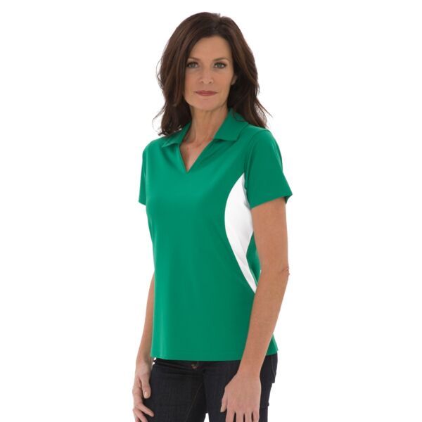 COAL HARBOUR&REG; SNAG RESISTANT COLOUR BLOCK LADIES' SPORT SHIRT L4001 Thumbnail