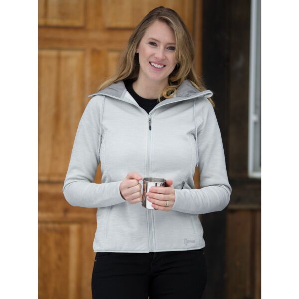 DRYFRAME&reg; DRY TECH FLEECE FULL ZIP HOODED LADIES' JACKET DF7655L Thumbnail