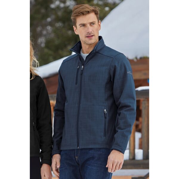 EDDIE BAUER&reg; SHADED CROSSHATCH SOFT SHELL JACKET EB532 Thumbnail