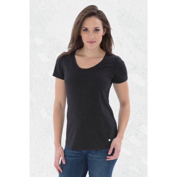KOI&REG; TRIBLEND SCOOP NECK RELAXED LADIES' TEE KOI8036L Thumbnail