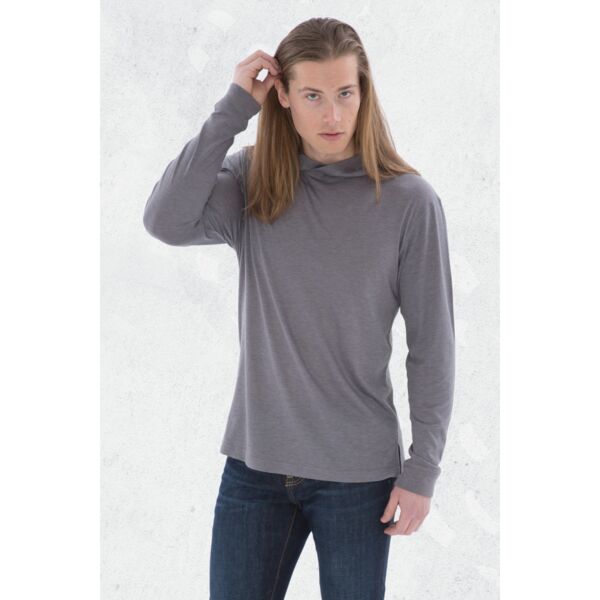 KOI® TRIBLEND LONG SLEEVE HOODED TEE KOI8031 Thumbnail