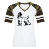 ATC&TRADE; EUROSPUN&REG; RING SPUN BASEBALL LADIES' TEE ATC0822L Thumbnail