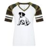 ATC&TRADE; EUROSPUN&REG; RING SPUN BASEBALL LADIES' TEE ATC0822L Thumbnail