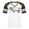 ATC&TRADE; EUROSPUN&REG; RING SPUN BASEBALL LADIES' TEE ATC0822L Thumbnail