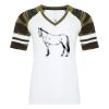 ATC&TRADE; EUROSPUN&REG; RING SPUN BASEBALL LADIES' TEE ATC0822L Thumbnail
