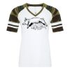 ATC&TRADE; EUROSPUN&REG; RING SPUN BASEBALL LADIES' TEE ATC0822L Thumbnail