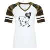 ATC&TRADE; EUROSPUN&REG; RING SPUN BASEBALL LADIES' TEE ATC0822L Thumbnail