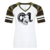 ATC&TRADE; EUROSPUN&REG; RING SPUN BASEBALL LADIES' TEE ATC0822L Thumbnail