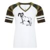 ATC&TRADE; EUROSPUN&REG; RING SPUN BASEBALL LADIES' TEE ATC0822L Thumbnail