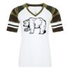 ATC&TRADE; EUROSPUN&REG; RING SPUN BASEBALL LADIES' TEE ATC0822L Thumbnail