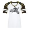 ATC&TRADE; EUROSPUN&REG; RING SPUN BASEBALL LADIES' TEE ATC0822L Thumbnail