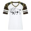 ATC&TRADE; EUROSPUN&REG; RING SPUN BASEBALL LADIES' TEE ATC0822L Thumbnail