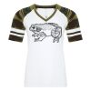 ATC&TRADE; EUROSPUN&REG; RING SPUN BASEBALL LADIES' TEE ATC0822L Thumbnail