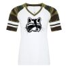 ATC&TRADE; EUROSPUN&REG; RING SPUN BASEBALL LADIES' TEE ATC0822L Thumbnail