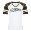 ATC&TRADE; EUROSPUN&REG; RING SPUN BASEBALL LADIES' TEE ATC0822L Thumbnail