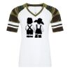 ATC&TRADE; EUROSPUN&REG; RING SPUN BASEBALL LADIES' TEE ATC0822L Thumbnail