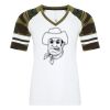 ATC&TRADE; EUROSPUN&REG; RING SPUN BASEBALL LADIES' TEE ATC0822L Thumbnail