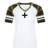 ATC&TRADE; EUROSPUN&REG; RING SPUN BASEBALL LADIES' TEE ATC0822L Thumbnail