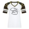 ATC&TRADE; EUROSPUN&REG; RING SPUN BASEBALL LADIES' TEE ATC0822L Thumbnail