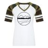 ATC&TRADE; EUROSPUN&REG; RING SPUN BASEBALL LADIES' TEE ATC0822L Thumbnail