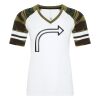 ATC&TRADE; EUROSPUN&REG; RING SPUN BASEBALL LADIES' TEE ATC0822L Thumbnail