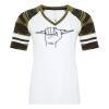 ATC&TRADE; EUROSPUN&REG; RING SPUN BASEBALL LADIES' TEE ATC0822L Thumbnail