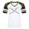 ATC&TRADE; EUROSPUN&REG; RING SPUN BASEBALL LADIES' TEE ATC0822L Thumbnail