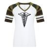 ATC&TRADE; EUROSPUN&REG; RING SPUN BASEBALL LADIES' TEE ATC0822L Thumbnail