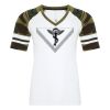 ATC&TRADE; EUROSPUN&REG; RING SPUN BASEBALL LADIES' TEE ATC0822L Thumbnail