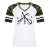 ATC&TRADE; EUROSPUN&REG; RING SPUN BASEBALL LADIES' TEE ATC0822L Thumbnail