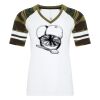 ATC&TRADE; EUROSPUN&REG; RING SPUN BASEBALL LADIES' TEE ATC0822L Thumbnail