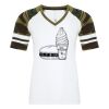 ATC&TRADE; EUROSPUN&REG; RING SPUN BASEBALL LADIES' TEE ATC0822L Thumbnail