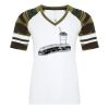 ATC&TRADE; EUROSPUN&REG; RING SPUN BASEBALL LADIES' TEE ATC0822L Thumbnail