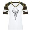 ATC&TRADE; EUROSPUN&REG; RING SPUN BASEBALL LADIES' TEE ATC0822L Thumbnail