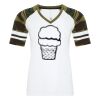 ATC&TRADE; EUROSPUN&REG; RING SPUN BASEBALL LADIES' TEE ATC0822L Thumbnail