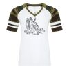 ATC&TRADE; EUROSPUN&REG; RING SPUN BASEBALL LADIES' TEE ATC0822L Thumbnail