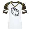 ATC&TRADE; EUROSPUN&REG; RING SPUN BASEBALL LADIES' TEE ATC0822L Thumbnail
