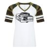 ATC&TRADE; EUROSPUN&REG; RING SPUN BASEBALL LADIES' TEE ATC0822L Thumbnail