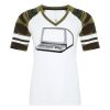 ATC&TRADE; EUROSPUN&REG; RING SPUN BASEBALL LADIES' TEE ATC0822L Thumbnail