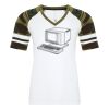ATC&TRADE; EUROSPUN&REG; RING SPUN BASEBALL LADIES' TEE ATC0822L Thumbnail