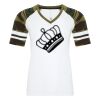 ATC&TRADE; EUROSPUN&REG; RING SPUN BASEBALL LADIES' TEE ATC0822L Thumbnail