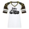 ATC&TRADE; EUROSPUN&REG; RING SPUN BASEBALL LADIES' TEE ATC0822L Thumbnail