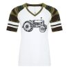ATC&TRADE; EUROSPUN&REG; RING SPUN BASEBALL LADIES' TEE ATC0822L Thumbnail