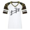 ATC&TRADE; EUROSPUN&REG; RING SPUN BASEBALL LADIES' TEE ATC0822L Thumbnail