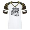 ATC&TRADE; EUROSPUN&REG; RING SPUN BASEBALL LADIES' TEE ATC0822L Thumbnail