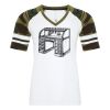 ATC&TRADE; EUROSPUN&REG; RING SPUN BASEBALL LADIES' TEE ATC0822L Thumbnail
