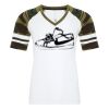 ATC&TRADE; EUROSPUN&REG; RING SPUN BASEBALL LADIES' TEE ATC0822L Thumbnail